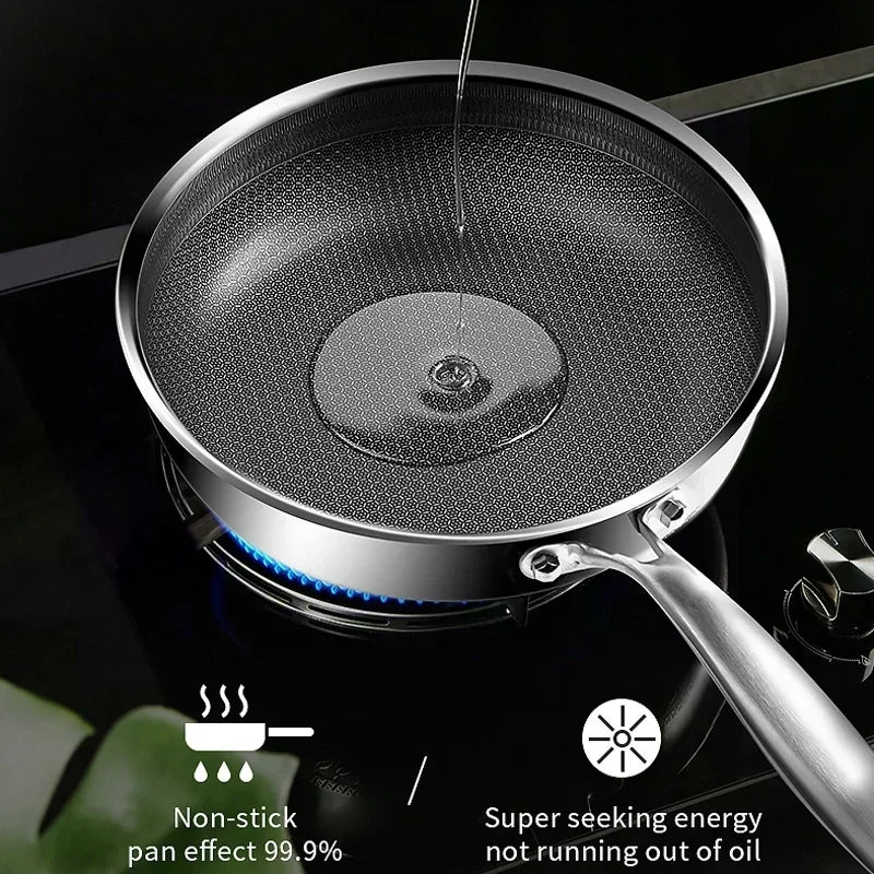 Premium Stainless Frying Pan